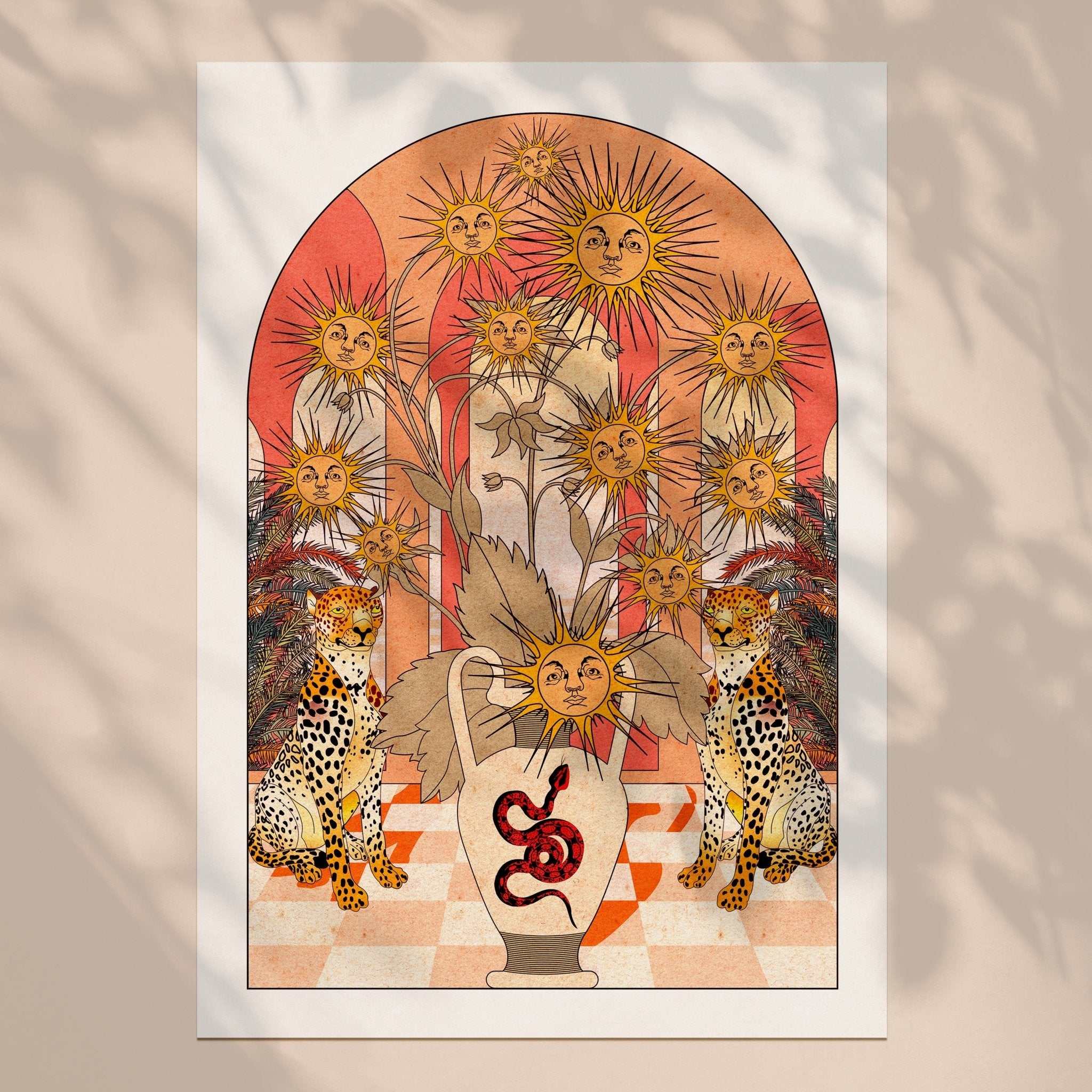 Sun Flowers Art Print