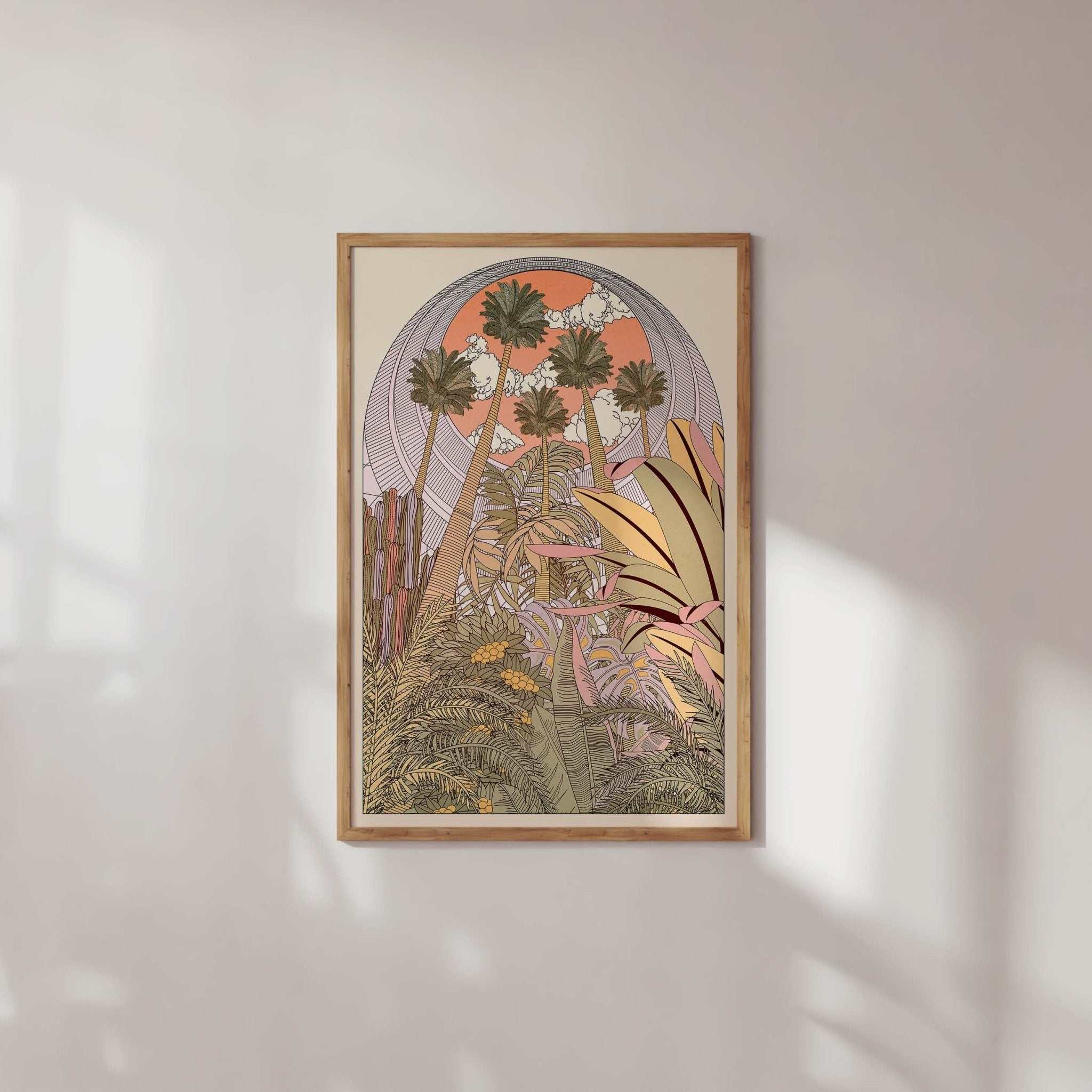 Looking Up Art Print