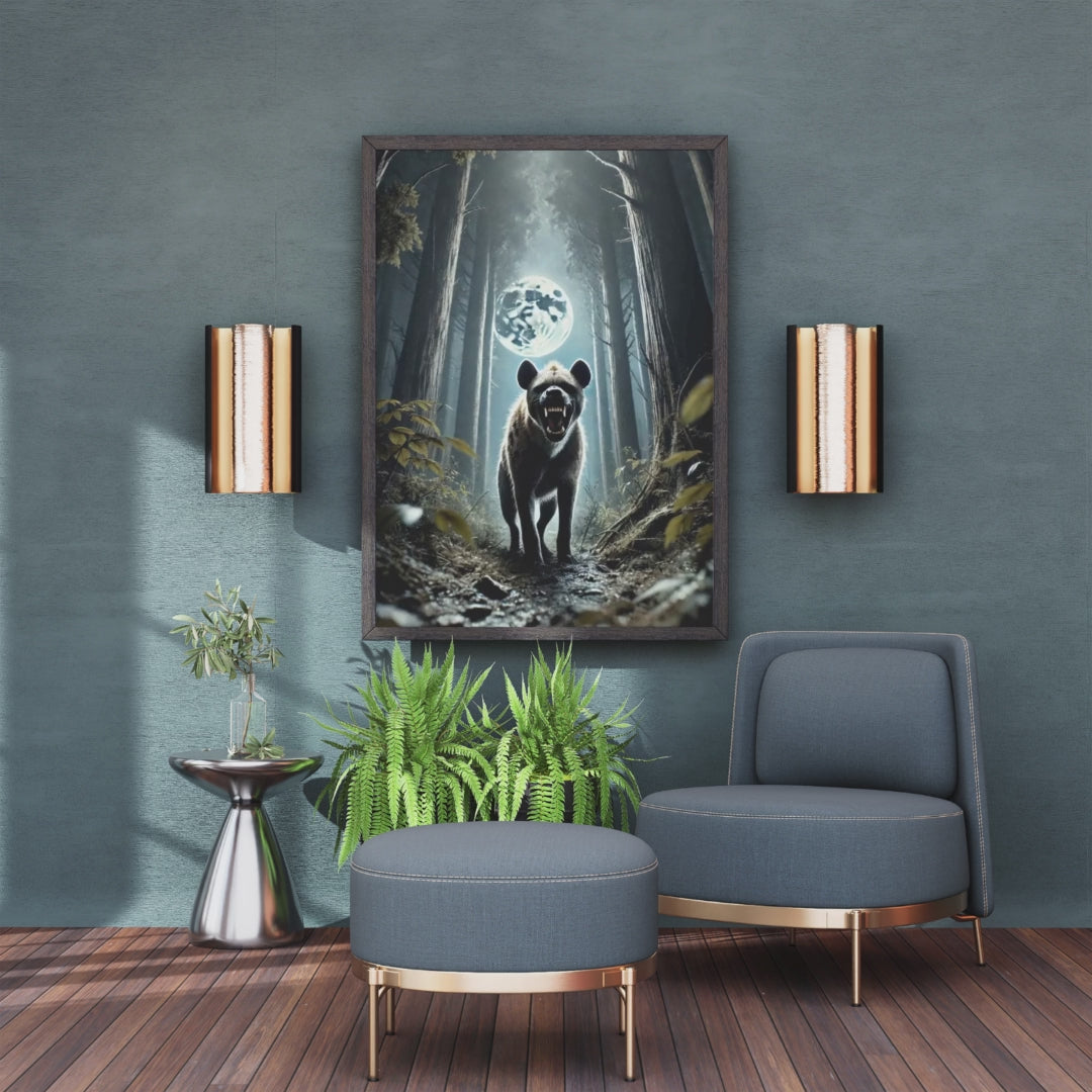 Hyena wall Art Print